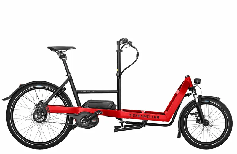 Riese and Muller Packster 40 Vario Electric Bike Racing Red